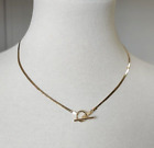 Mia Fiore Necklace 18K Gold Plated Magic Chain T-Bar Italy