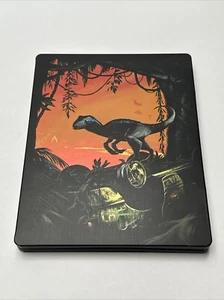 Jurassic World Collection Jurassic Park Steelbook Blu-ray Five Disc Collection - Picture 1 of 4