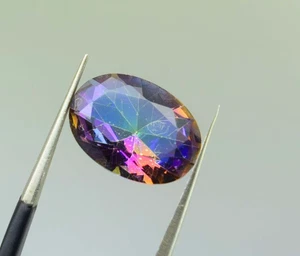 Lab Created Alexandrite Gemstone 4 Ct Oval Cut loose Alexandrite Ring Gemstone - Picture 1 of 10