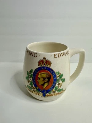 King Edward VIII  Coronation of May 1937 Mug /Cup -Burleigh Made In England - Image 1 of 4