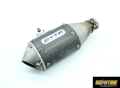 08-16 SILENCIADOR TUBO ESCAPE YAMAHA YZF R6 GYTR LATA DESLIZABLE SILENCIADOR Foto 1 de 4