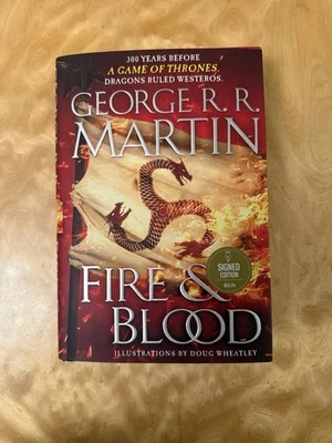 SIGNED Fire and Blood by George RR Martin Foto 1 de 4