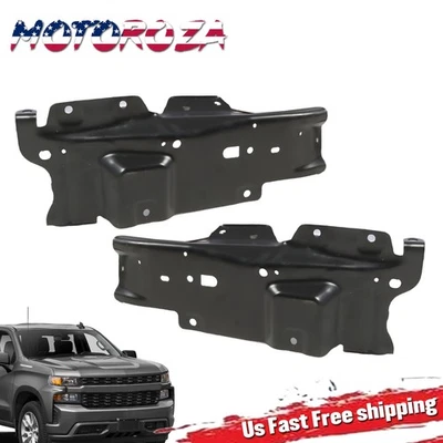 For 2019-2021 Chevrolet Silverado 1500 Front Bumper Bracket 84219064 84219063 - Image 1 of 4
