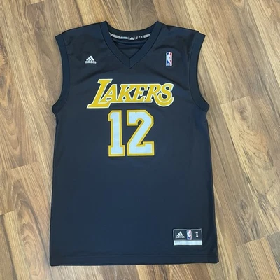 Adidas Men’s Small NBA Los Angeles Lakers Dwight Howard #12 Jersey 7818A - Black - Image 1 of 4