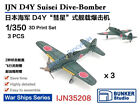 BUNKER IJN35208 1/350 IJN D4Y SUISEI Dive-Bomber