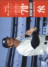 2006 Fleer Greats of the Game Baseball Decade #DEC-CC Chris Chambliss Yankees