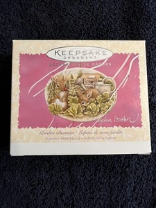 Hallmark 1997 Garden Bunnies Nature's Sketchbook Marjolein Bastin Ornament - Picture 1 of 10