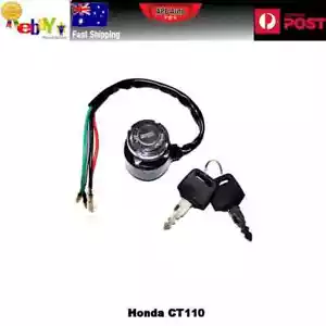 Ignition Switch Assembly 2 Keys For Honda CT110 CT 110 Postie Bike - Picture 1 of 2