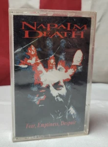 VTG OG 1994 Napalm Death Fear Emptiness Despair New Sealed Cassette Tape - Imagen 1 de 2