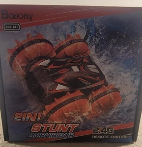 2.4G SplashRover RC Amphibian Stunt Remote Control Vehicle Double Sided Rolling - Picture 1 of 5