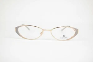 Vintage Aigner A1017  52[]16 140 Gold oval Brille Brillengestell eyeglasses NOS - Bild 1 von 4