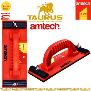 AMTECH FLEXIBLE SANDER 8x22 Cm Plastering DIY Dry Wall Hand Sander Paint Tool UK - Picture 1 of 3