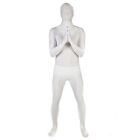 Weißer Morphsuit M - XXL Herren Damen Skinsuit Zentai Anzug Kostüm Halloween