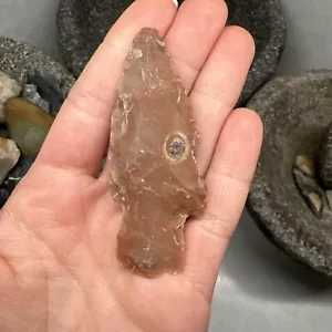 MLC s5803 2 7/8" Archaic Adena Stemmed Arrowhead Arkansas Artifact - Bild 1 von 6