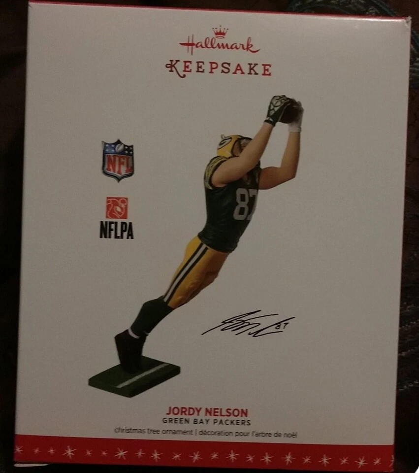 2016 - Jordy Nelson - Green Bay Packers - NFL Football  2016 Hallmark Ornament - Image 1 of 2