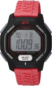 Timex Watch UFC Spark Digital 46mm TW2V84000 Men's Red - Picture 1 of 7