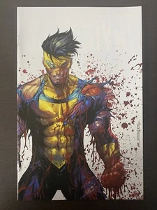 Invincible #1 Virgin Battle Damage Image Variant Comic Book NM+ - Picture 1 of 8