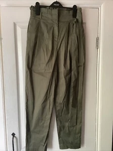 Brand New Ladies Silky Trousers With Belt. Size 8/10 - Picture 1 of 8