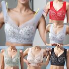 Women's Thin Lace Back Wrapped Chest Vest With No Steel Ring Fixed Cup Large