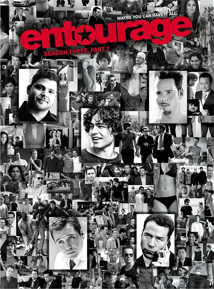 Entourage Season Series 3 Three Part 2 TV Show DVD Jeremy Piven Adrian Grenier  - Image 1 of 1