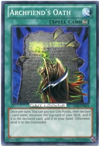 3 X YU-GI-OH ARCHFIEND'S OATH PROMO COMMON N/MINT AP04-EN024 - Picture 1 of 1
