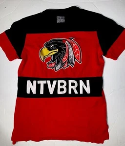 Native Borne “ We Built This City “ Blackhawk  NTVBRN  Womens Shirt Size Small - Picture 1 of 4