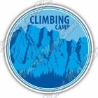 Mountain Climbing Mountaineering Camp Car Bumper Window Vinyl Sticker Decal 4.6"