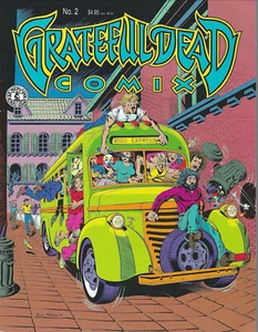 Grateful Dead Comix  No. 2 (1991 Kitchen Sink Press) Jerry Garcia, Robert Hunter - Picture 1 of 5