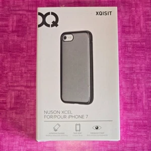 4B2) iPHOHNE 7 XQISIT Handyhülle Schutzhülle Solo Hülle Silicon Schutz TPU - Zdjęcie 1 z 3