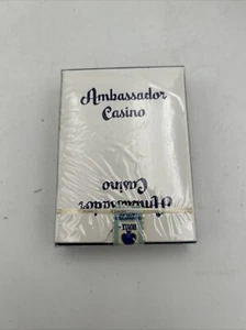 Vintage Ambassador Las Vegas Nevada Casino Blue PGC Playing Cards Hoyle - New - Picture 1 of 7