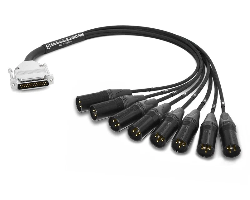 Rush Order Analog DB25 to XLR-M | Mogami 2932 & Neutrik Gold | Premium | 15 Feet - Image 1 of 1