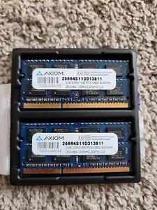 Axiom / Apple 2 GB (4gb) PC3-10600S DDR3-1333 204pin CL9 25664S11D313811 - Picture 1 of 4