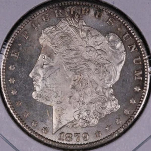 1879-S Morgan Silver Dollar, Mint State Uncirculated Coin, Store #DR0149 - Picture 1 of 2