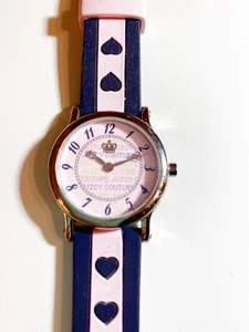 Juicy Couture Pink & Black Heart Watch Girls Womens JC22.3.25.0076 - Picture 1 of 7