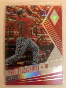 Paul Goldschmidt 2018 Panini Chronicles Phoenix Red Prizm Parallel #D /99 