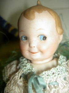 SELTENE, antike deutsche, 5 1/2", alle Biskuit voll verbunden 232 GOOGLY 👀 Puppe - Bild 1 von 15