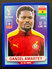 2022 Panini FIFA World Cup Qatar GHA5 Daniel Amartey Ghana blue sticker