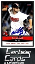 R.J. Alvarez 2015 Choice Nashville Sounds #NNO  TTM/IP Signed Autographed