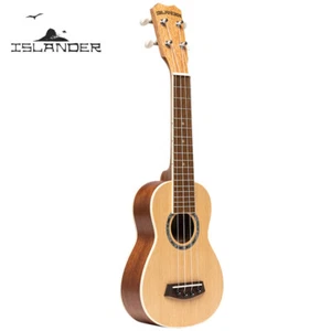 NEW Islander by Kanile'a SMS-4 Spruce Top Traditional Soprano Ukulele - Natural - Picture 1 of 4