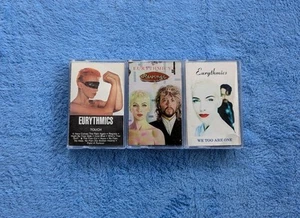 EURYTHMICS 3 Cassette Tape Lot New Wave Synth-pop Touch Revenge We Too Are One - Picture 1 of 4