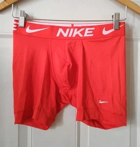 NIKE MEN'S RED DRI-FIT BOXER BRIEF, SIZE S - Picture 1 of 4
