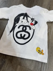 SS14 Stussy Kinder T-Shirt Looney Tunes schwarz Gr. 2T Jungen Mädchen Vintage 2014 - Bild 1 von 11