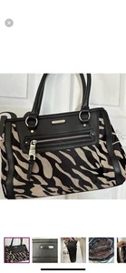 dana buchman Handtasche Zebramuster - Bild 1 von 6