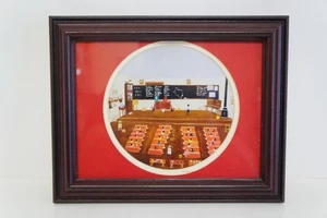 Jackie Haliburton "Old Class Room" Volkskunst, mattiert/gerahmt - Bild 1 von 7