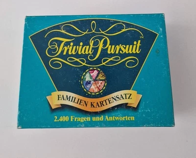 Trivial Pursuit- Familienkartensatz mit 2400 Fragen und Antworten (Parker) 1995 - Bild 1 von 4