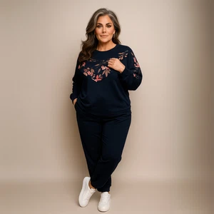 ROCKTHOSECURVES MUJER SEÑORA CHÁNDAL INFORMAL CON PANEL FLORAL V TALLA GRANDE - Imagen 1 de 21