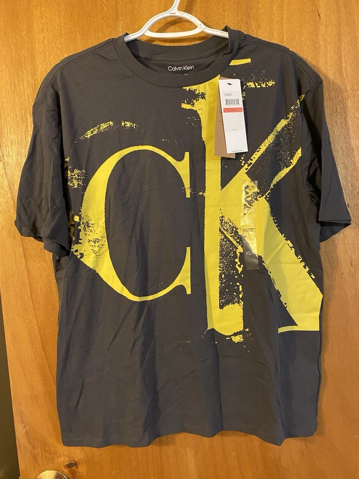 Camiseta de hombre Calvin Klein manga corta monograma logotipo talla XS Foto 1 de 1