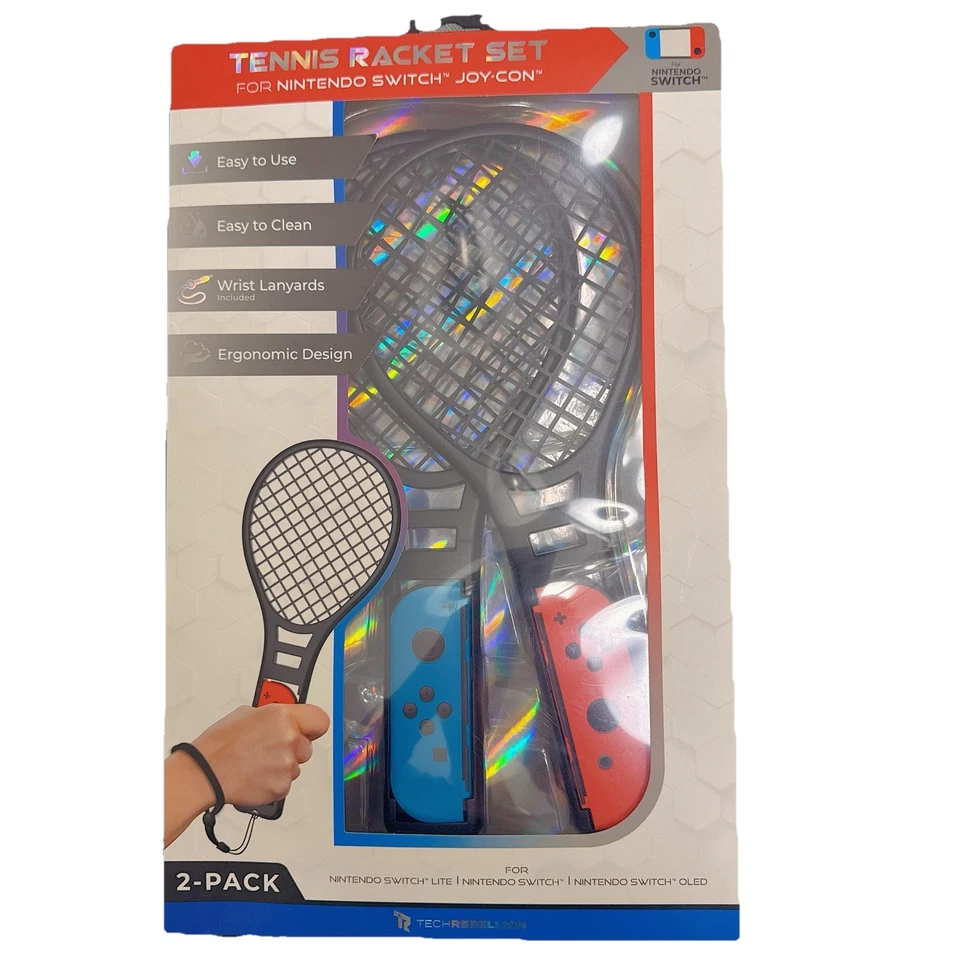 Raquetas de tenis para Nintendo Switch Joy-Con. Pack 2⚡️ENVÍO RÁPIDO Foto 1 de 4