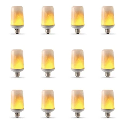 Feit электрические светодиодные лампы 3 Вт T60 эффект мерцания пламени светодиодные белые (упаковка 12 шт.) - Изображение 1 из 4