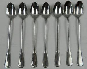 SET OF 7 Oneida Plymouth Rock Profile Stainless Steel 7 1/2 inch Teaspoons - Picture 1 of 8
